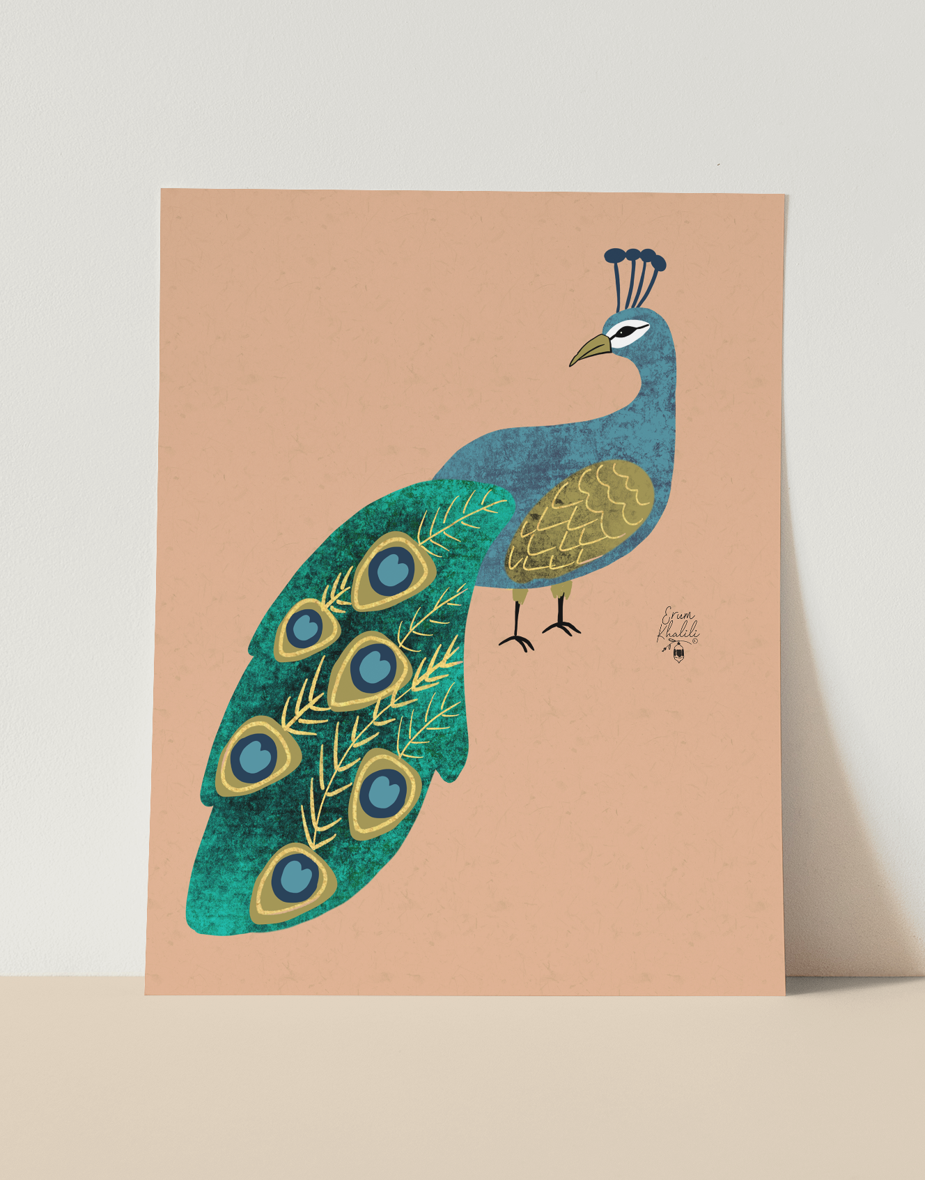 peacock drawings