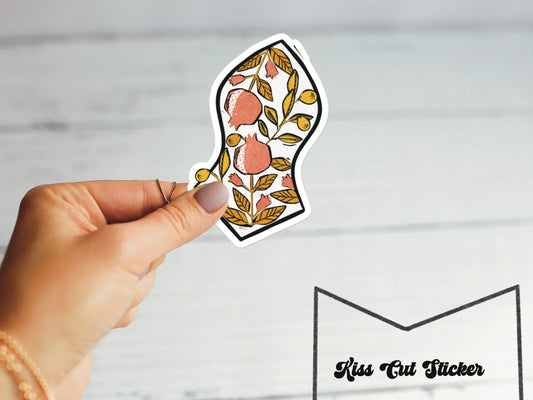 Pom and Olive Sandala - Kiss Cut Stickers