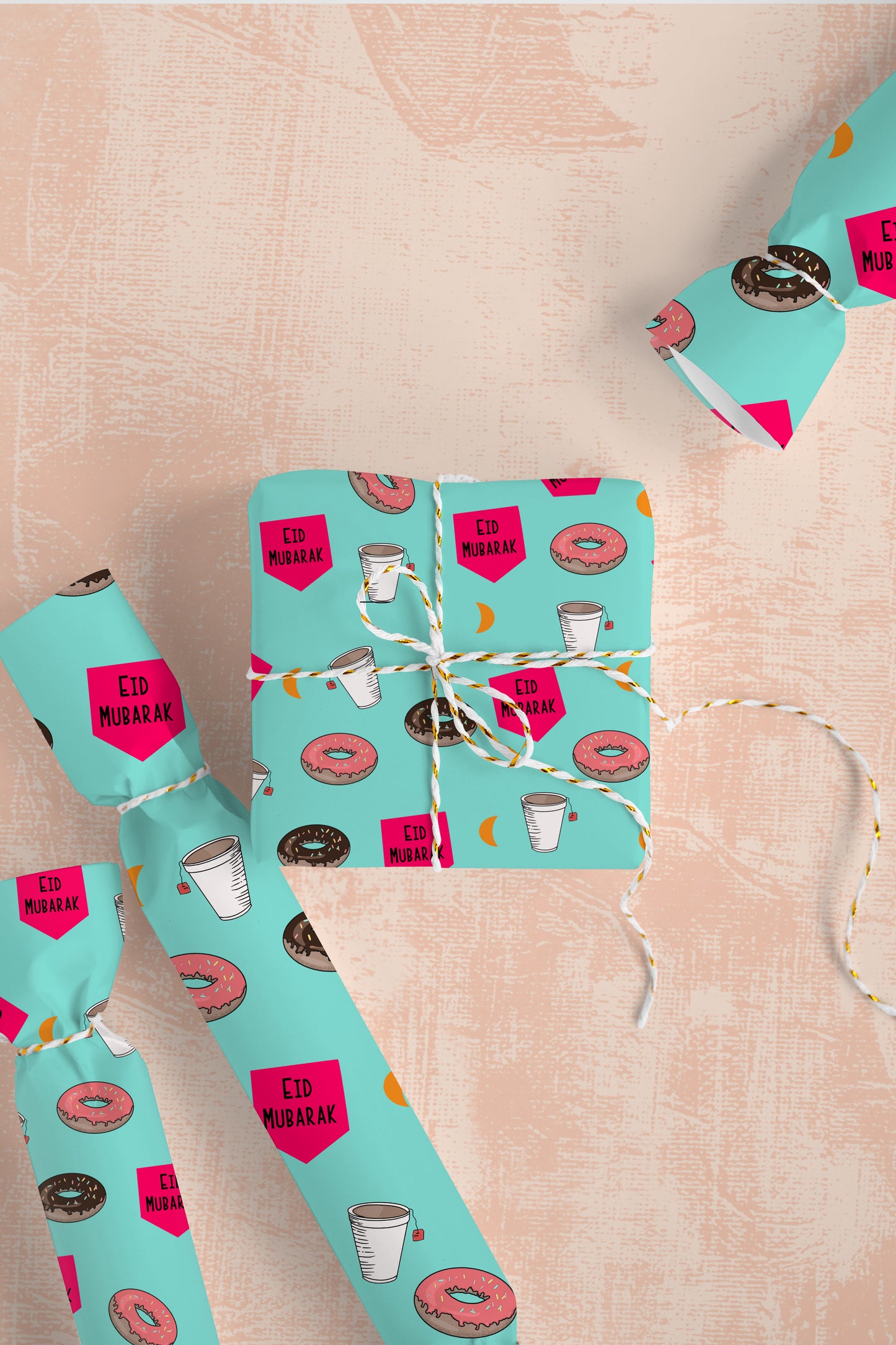 Donut & Chai - Gift Wrap Sheets