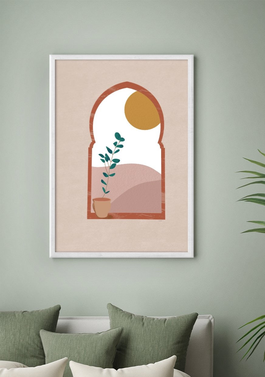 Desert Window  -  Art Print