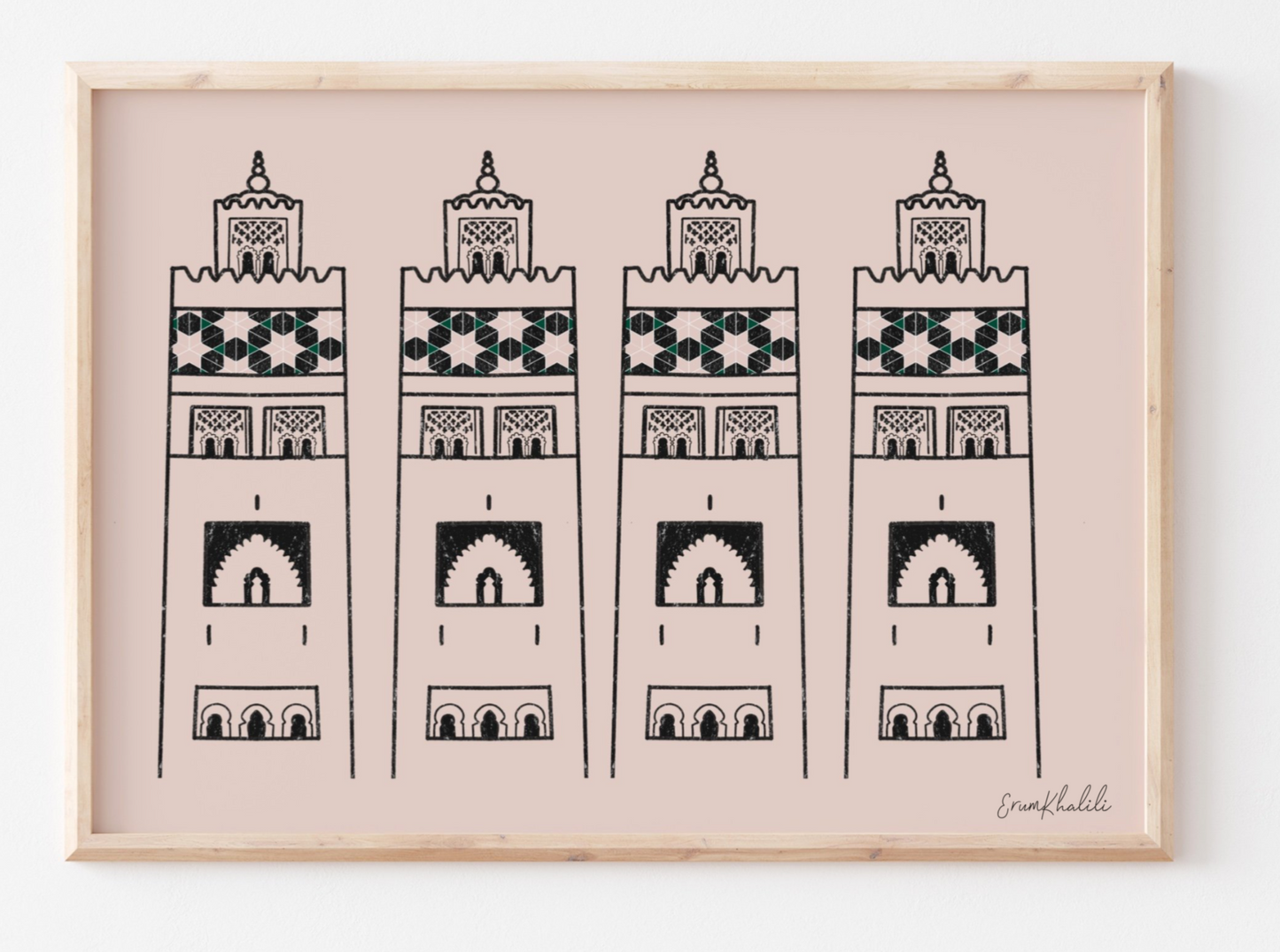 Majestic Minarets (Horizontal) - Art Print