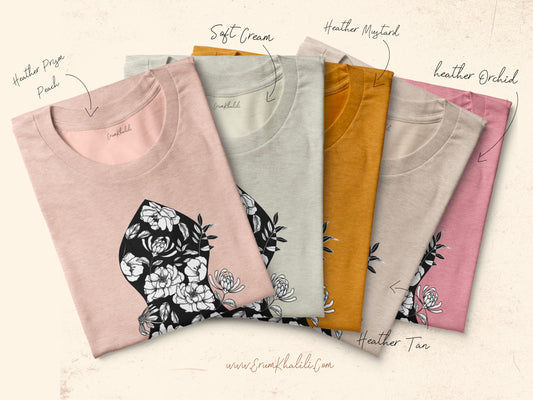 Various Colors Floral Sandala - T-Shirt