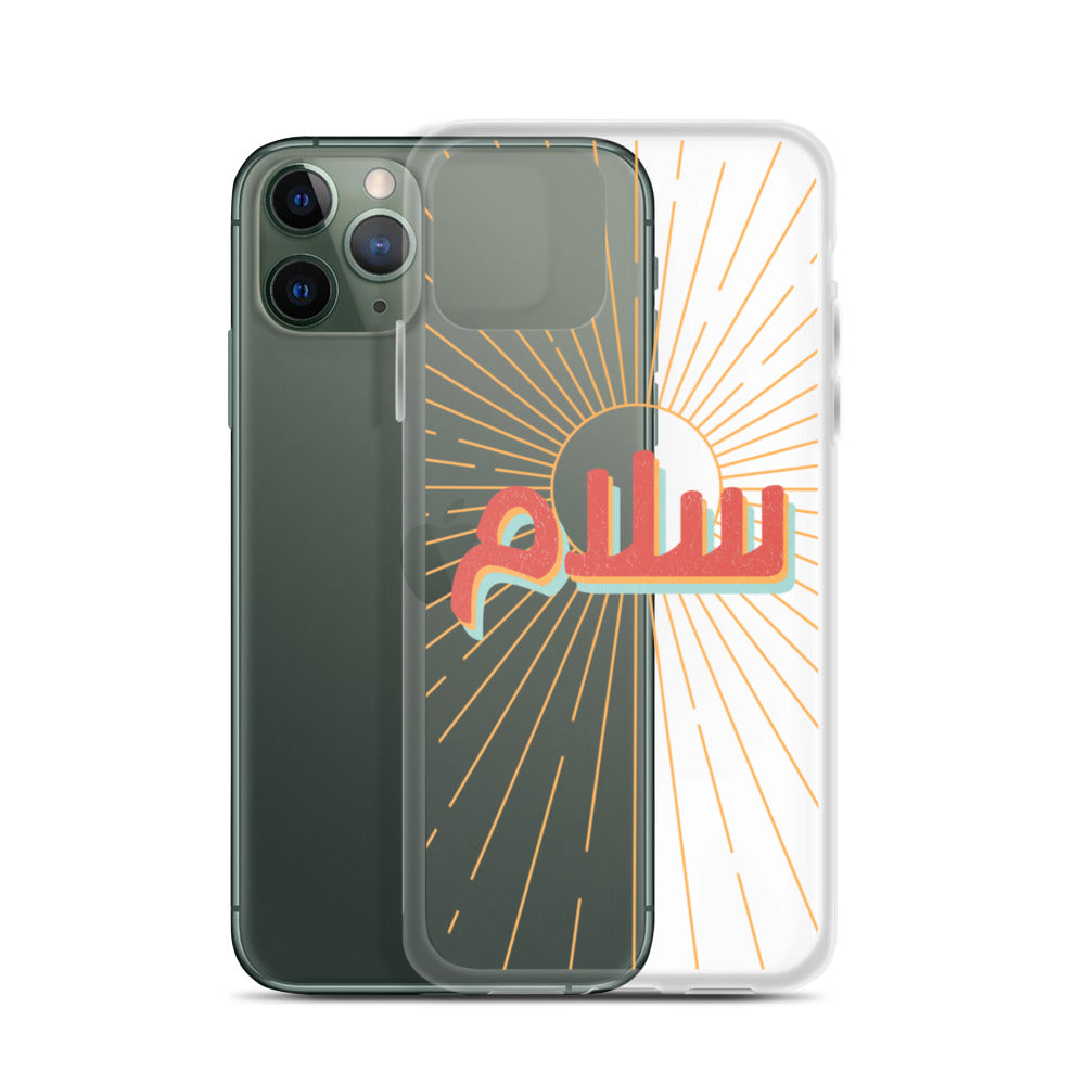 Retro Salaam iPhone Case (Clear Backing)