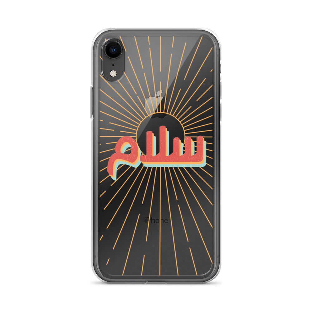 Retro Salaam iPhone Case (Clear Backing)