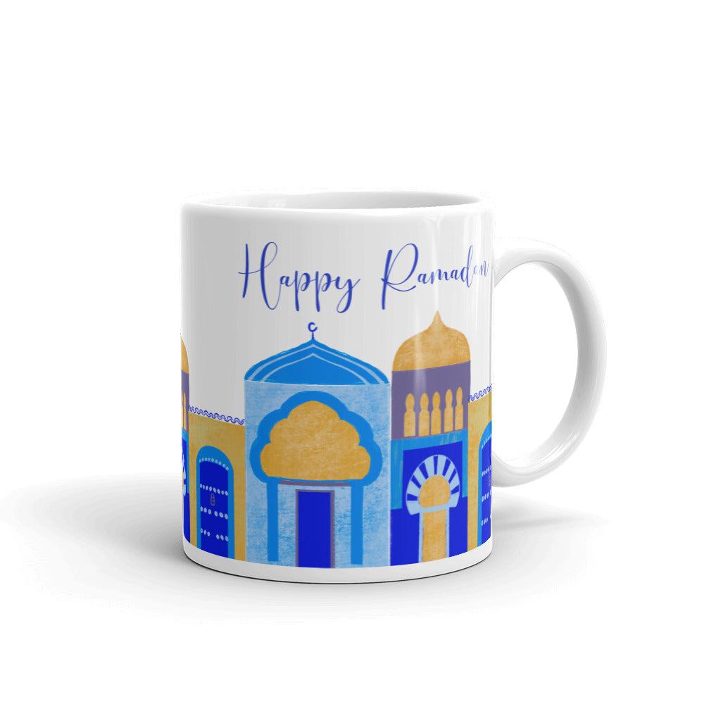 Ramadan Mug - Blue and Purple Mosque