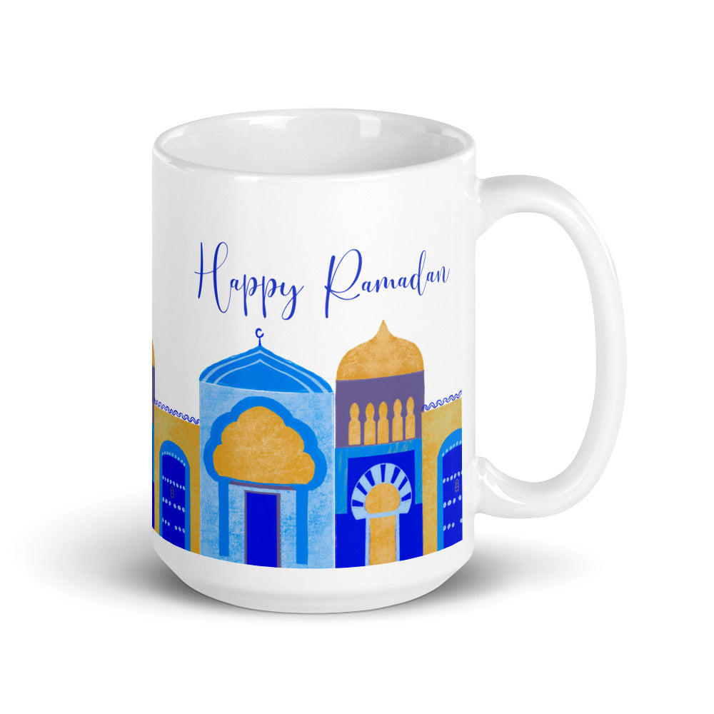 Ramadan Mug - Blue and Purple Mosque